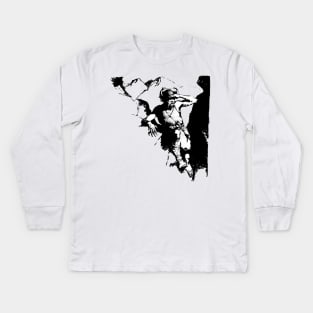 viking hunting Kids Long Sleeve T-Shirt